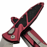 Microtech SOCOM ELITE T/E-AUTO APOCALYPTIC STANDARD MERLOT 161A-10APMR - KNIFESTOCK