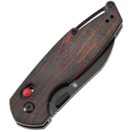 Tenable Knives Model 6 Blackwash 14C28N, Piros &amp; Fekete G-mascus T1022V7 - KNIFESTOCK