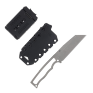 Halfbreed Blades Compact Field Knife - Fixed Blade - Wharncliffe CFK-04 STN - N6 - KNIFESTOCK