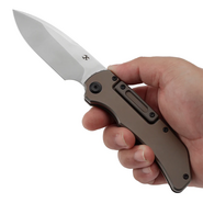 Kansept Hazard Satin CPM S35VN, Bronsanodiserad och Stonewashed Ti - KNIFESTOCK