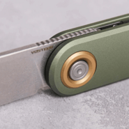 Vosteed Corgi-V 14C28N Stonewash Green Aluminum A3702 - KNIFESTOCK