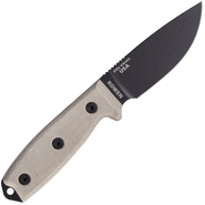 ESEE Model 3 Survival Knife 3mmil-P from Green Sheath + Belt Clip and Molle-Back - KNIFESTOCK