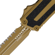 Microtech SCARAB II GEN III D/E FULL SERRATE CERAKOTE RAL 8000 1280-3CRA - KNIFESTOCK