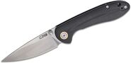 Feldspar G10(contoured &amp; CNC pattern texture) D2 Black J1912S-BKC - KNIFESTOCK