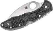 Spyderco C11FPWCBK Delica 4 Lightweight Black Flat Ground Wharncliffe - KNIFESTOCK