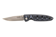 MCUSTA MC-10D Classic Wave, Damascus Blade with VG-10 Core, Blue Micarta Handle - KNIFESTOCK