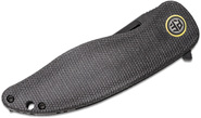 Petrified Fish PFP06 Simum Black Stonewash K110 Black Micarta PFP06DMDW - KNIFESTOCK