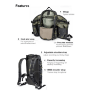 Magforce IMBS 15&quot; Task Force Backpack - 500D W/P Black #A7105B02 - KNIFESTOCK