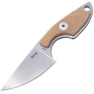 MKM MIKRO 1 Natural canvas micarta BÖHLER M390 - DROP POINT MK MR01-NC - KNIFESTOCK