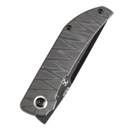 KANSEPT Tarkin  Blackwash CPM 20CV 0.118&#039;&#039;/3.0mm Tiger Stripe Flamed Titanium K1078A7 - KNIFESTOCK