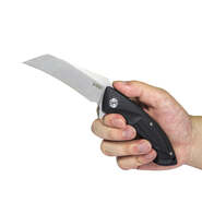 KUBEY New Anteater Nest Liner Lock Couteau Pliant, Lame D2, Manche G10 Noir KU212A - KNIFESTOCK