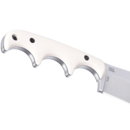 CRKT Minimalist Nessmuk Ivoire 12C27, Tranchant Satiné, Micarta 2375 - KNIFESTOCK