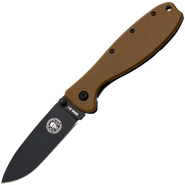 BRK-ESEE Zancudo Framelock Coyote brown Finish Black BRKR1CBB - KNIFESTOCK