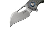 MKM ISONZO M390 Black canvas micarta BÖHLER M390 MK FX03M-1BC - KNIFESTOCK