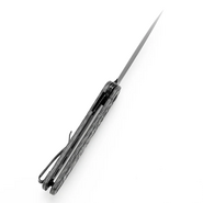 TENABLE KNIVES Einar Blackwash Nitro-V 0.137&#039;&#039;/3.5mm Blue &amp; White Carbon Fiber T2072A4 - KNIFESTOCK
