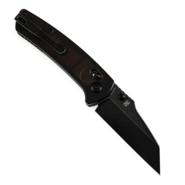 Kansept Main Street Black Stonewashed 154CM Light Brown Acrylic T1015V8 - KNIFESTOCK