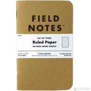 Field Notes Original Kraft Ruled 3-Pack FN-02 - KNIFESTOCK