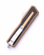 Microtech SCARAB II GEN III S/E STONEWASH PART SERRATE TAN 1278-11TA - KNIFESTOCK