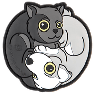 Yin &amp; Yan Cat Patch - KNIFESTOCK