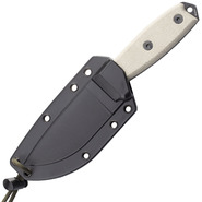 ESEE KNIVES MODEL 3 SURVival Knife 3mil-P-B Black Sheath + Belt Clip and Molle-Back - KNIFESTOCK