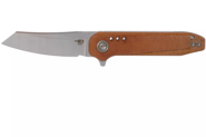 BESTECH Syntax 14C28N, Stone Wash+Satin, Natural Micarta BG40e - KNIFESTOCK