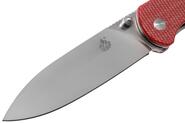 QSP Knife Parrot, Satin D2 Blade, Red Micarta Handle QS102-E - KNIFESTOCK