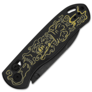 Kizer Drop Bear - Grim Reaper, KNFS Exclusive, Limited Edition 200pcs, Nitro-V, Black Stonewash, G10 - KNIFESTOCK