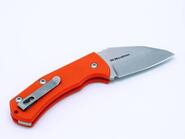 Fox Knives BLACK  SLIPJOINT NIDHUG KNIFE ORANGE G10 HANDLE BF-714OR - KNIFESTOCK