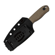 Kizer Drop Bear Fix AEB-L,Black Stonewashed,Norplex UltreX™ Micarta - KNIFESTOCK