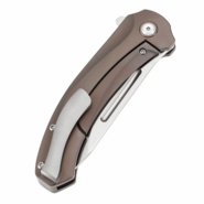 Kansept knives Hira Satin CPM S35VN Bronze Anodized Titanium K1090A2 - KNIFESTOCK