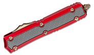 Microtech Makora 2021 Bronze Carbon Fiber inlay Standard Red 206-13rdcfis - KNIFESTOCK