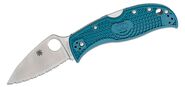 Spyderco Leafjumper Blue Lightweight K390 C262Sblk390 - KNIFESTOCK