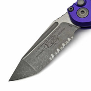 Microtech LUDT GEN III T/E APOCALYPTIC PART SERRATE PURPLE 1136-11APPU - KNIFESTOCK