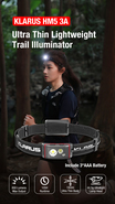 Klarus HeadLamp HM5 3A - KNIFESTOCK
