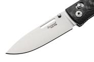 LionSteel NINI Folding knife M390 satin blade, full CARBON FIBER handle NN1CF - KNIFESTOCK