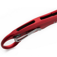 LionSteel L.E.One Mid - Stone Washed M390 Red Aluminum Handle - KNIFESTOCK