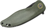 Petrified Fish PFP06 Simum Black Stonewash K110 Green Micarta PFP06GRMDW - KNIFESTOCK
