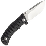 BLACK FOX metsästyspuukko DROP POINT BLD 440C MUSTA KAHVA NYLON KUMI BF-130B - KNIFESTOCK