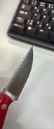 Brisa Necker 70-Red micarta 12C27 Flat Sheath Necker 70 Kydex - Flat BRS-004-9819-1512 - KNIFESTOCK