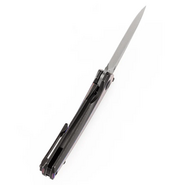 Kansept Raven Damascus,Blackwash Ti,Timascus K2109A4 - KNIFESTOCK