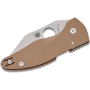Spyderco MicroJimbo Brown G-10 CPM 15V SPRINT C264GPBN15V - KNIFESTOCK