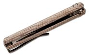 MKM FLAME LIGHT Titanium - anodizzato bronzo BÖHLER M390 - DROP POINT MK FL01L-NC - KNIFESTOCK