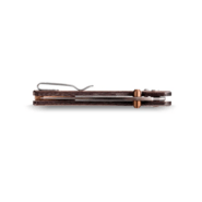 Vosteed Mini Psyop Elmax Satin Maroon Norplex UltreX™ Micarta A2308 - KNIFESTOCK