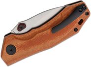 Petrified Fish PFP04 Havrog Stonewash K110 Brown Micarta PFP04KMW - KNIFESTOCK