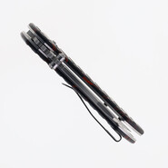 Kansept Korvid V Stonewashed D2 Red &amp; Black G-mascus TE2030V6 - KNIFESTOCK