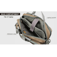 Magforce Recruit Briefcase - waxed cotton Brown #W0343BR - KNIFESTOCK