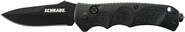 Schrade Black Tanto 4116 Oțel, Blocare cu Buton, Siguranță pe Spatele Mânerului - KNIFESTOCK