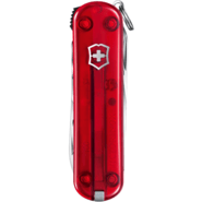 Victorinox Nail Clip 580 Rosso Trasparente 0.6463.T - KNIFESTOCK