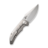 We Knife Riff-Raff Polished Bead Blasted Titanium Handle WE22020B-4 - KNIFESTOCK