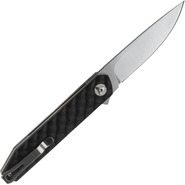 COUTEAU PLIANT BLACK FOX RELOADED MANCHE G10 NOIR LAME SATINÉE 440C - KNIFESTOCK